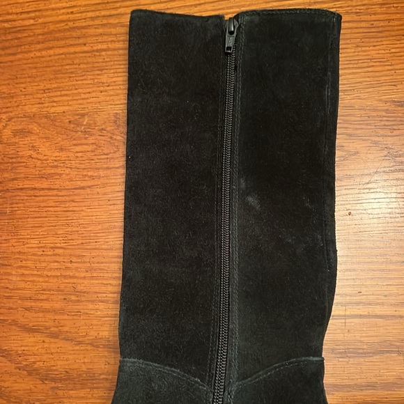 Jack Rogers Sawyer Black Suede Boots 8 - Picture 3 of 14
